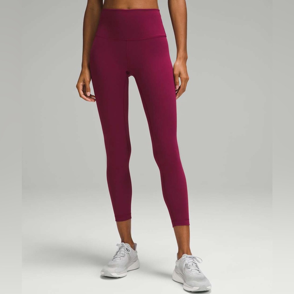 Lululemon Wunder Train High-Rise Tight 25” in Deep Luxe
